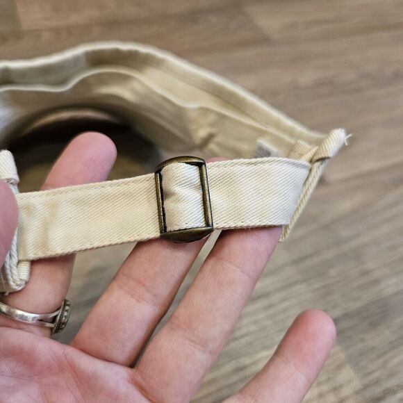 Philadelphia Phillies Adjustable Visor Hat Beige Red Embroidered MLB Adult OS - Picture 4 of 8